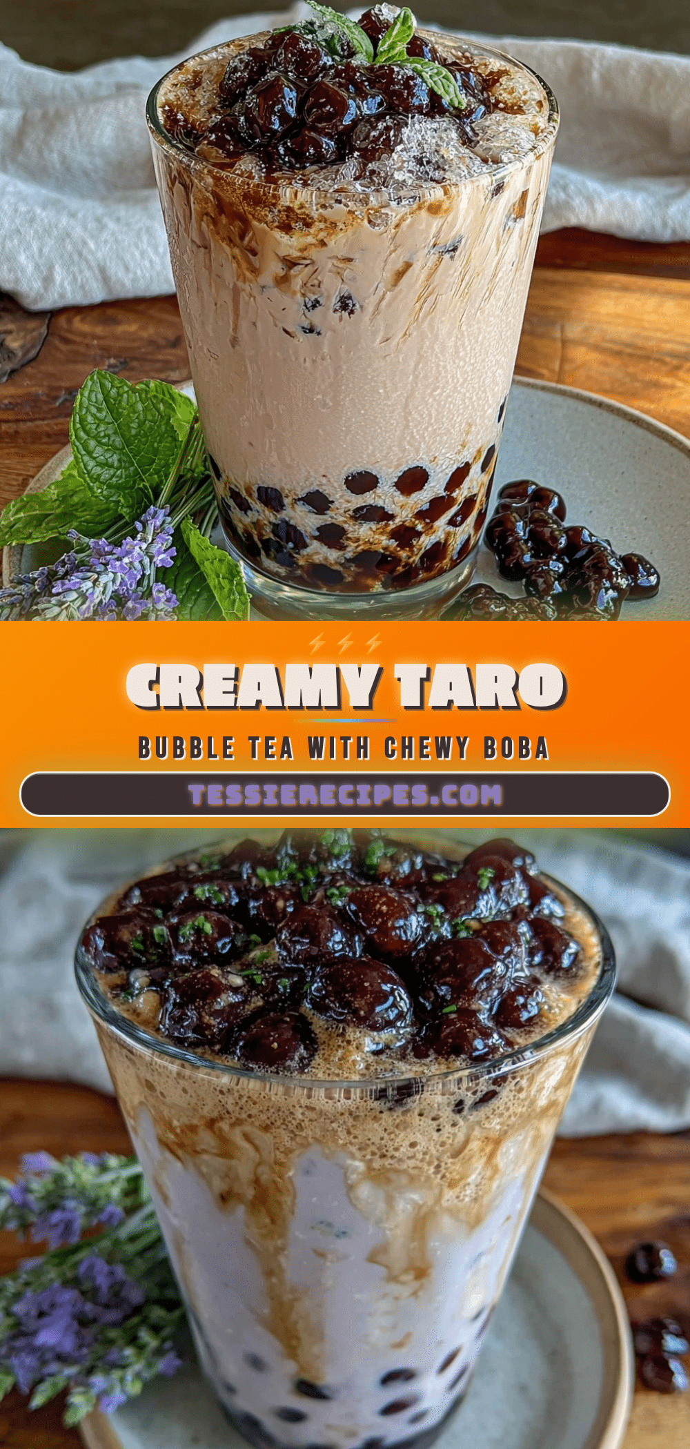 creamy taro bubble tea recipe