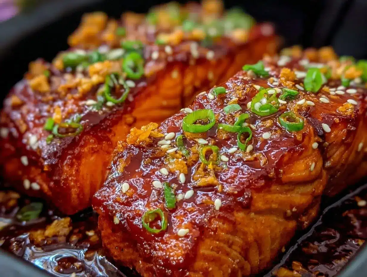 crispy air fryer salmon preparation steps
