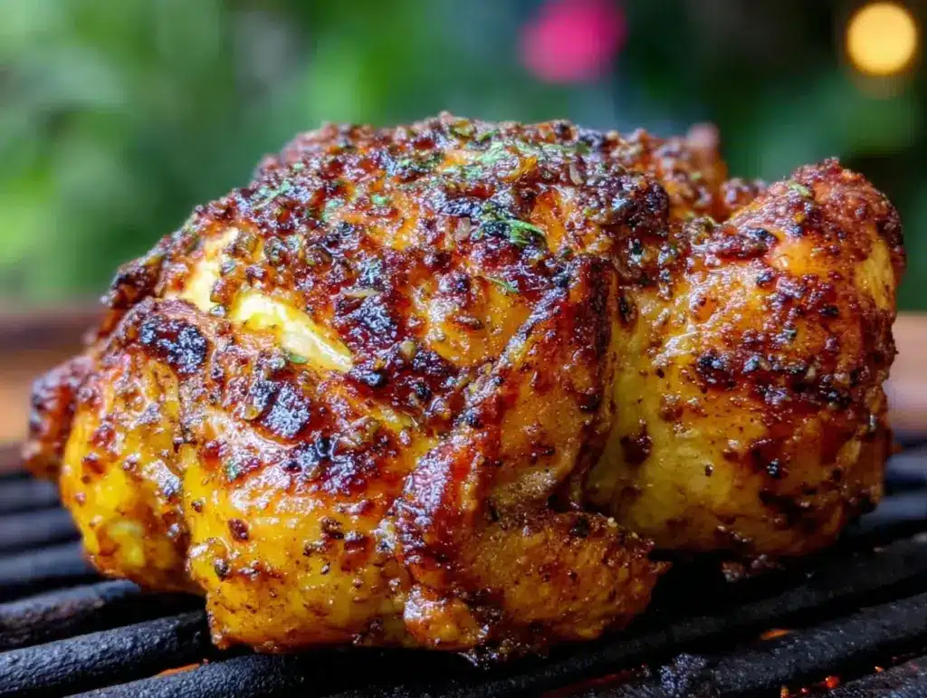 crispy beer can chicken - featured image