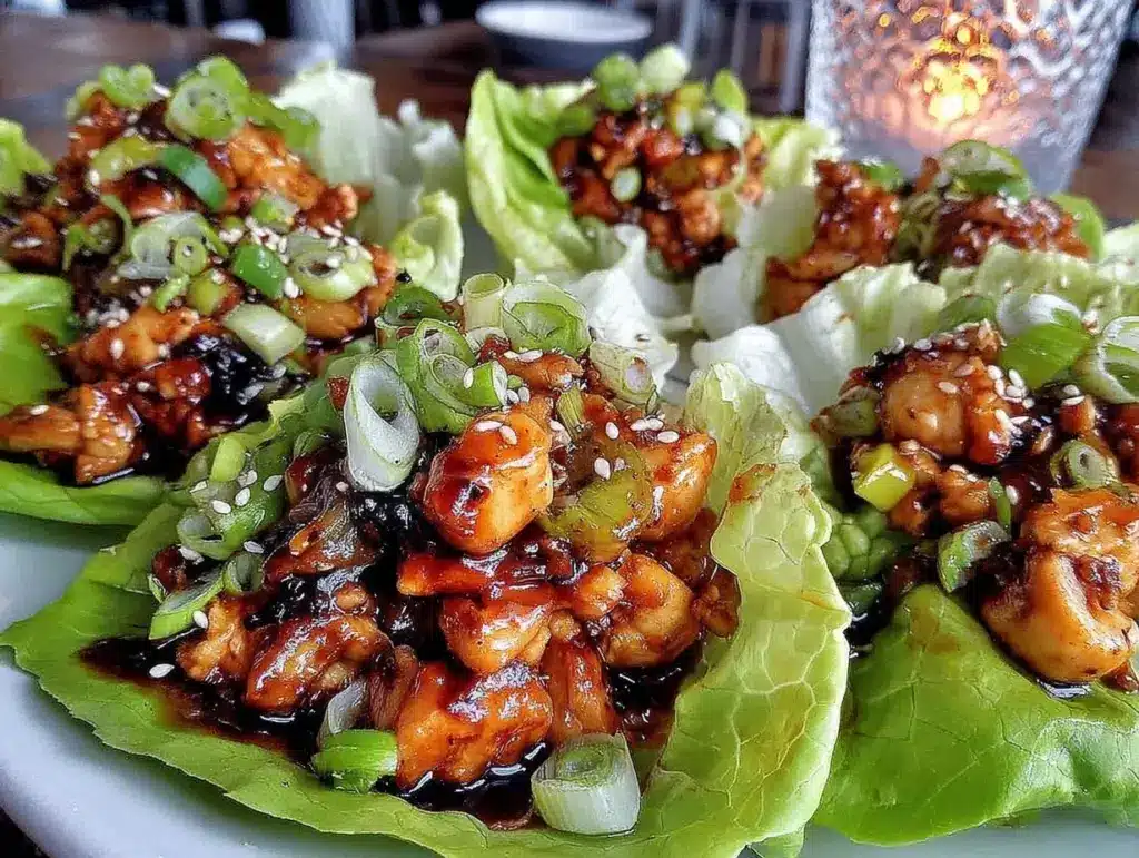 crispy copycat pf changs lettuce wraps - featured image