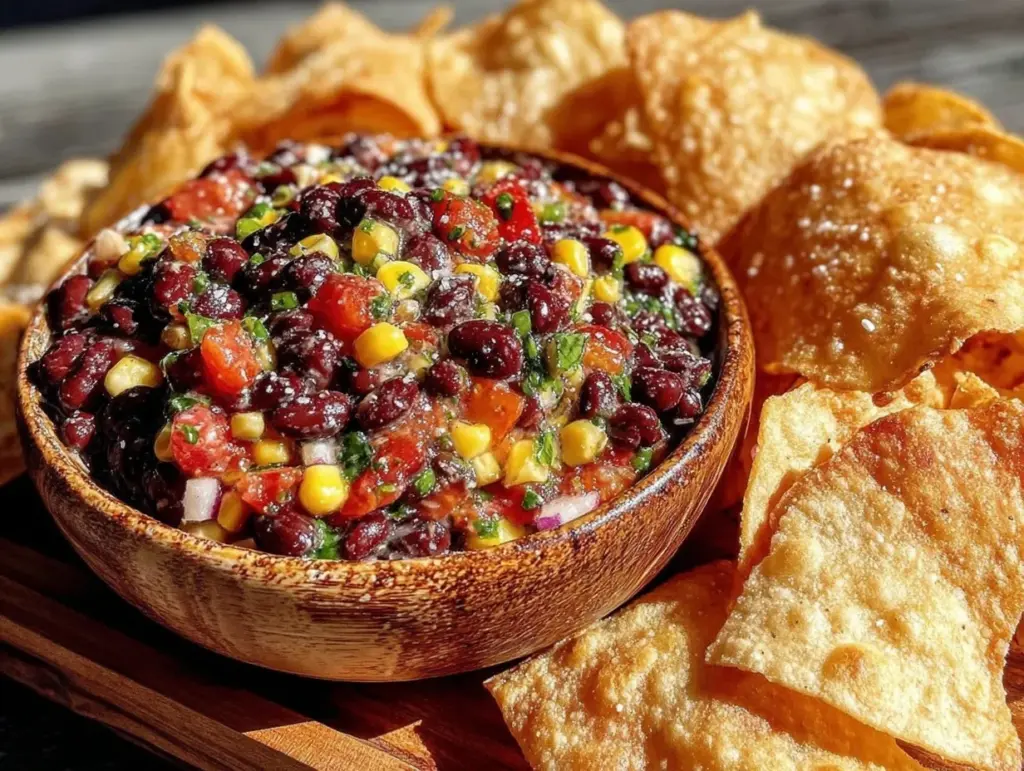 crispy cowboy caviar dip - featured image
