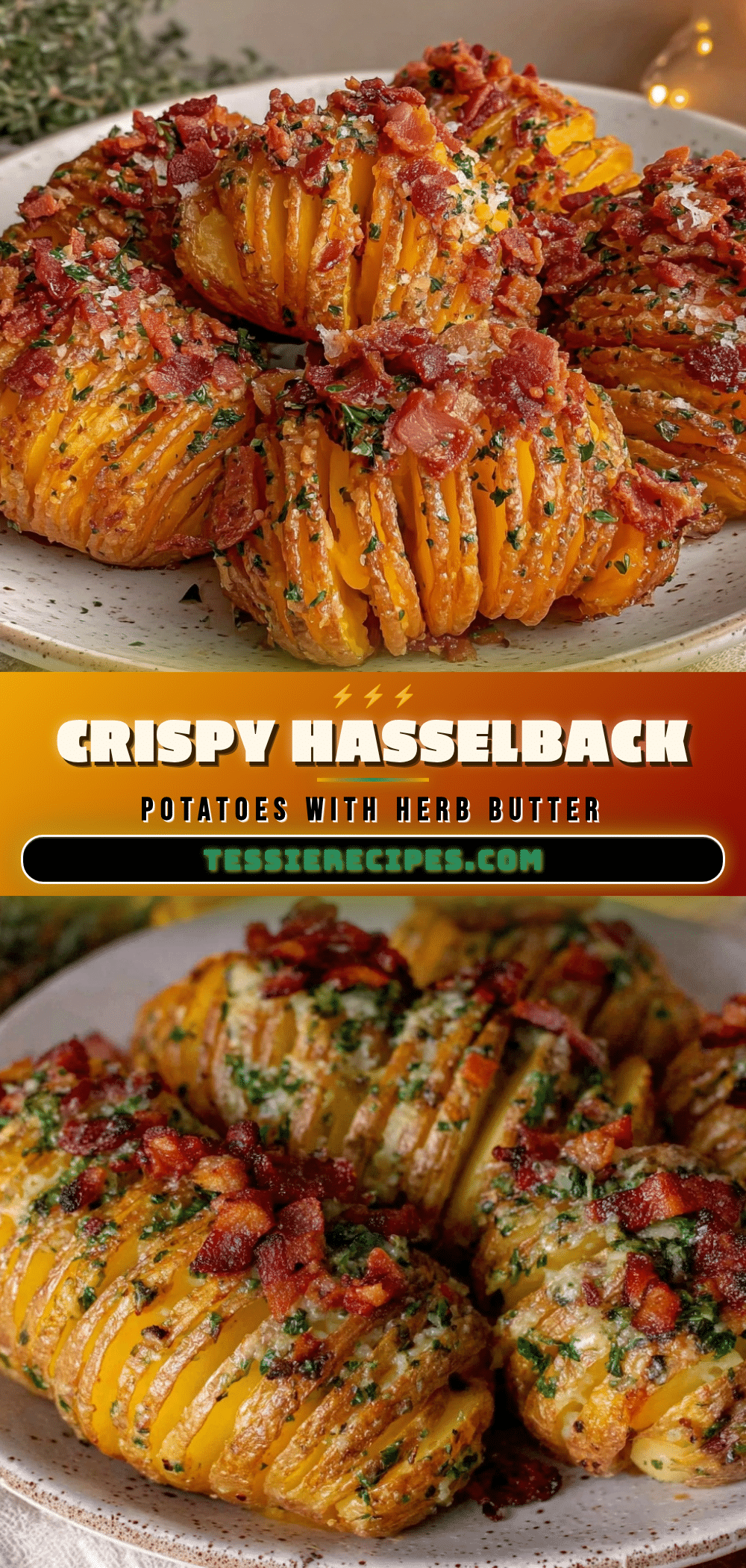 crispy hasselback potatoes recipe