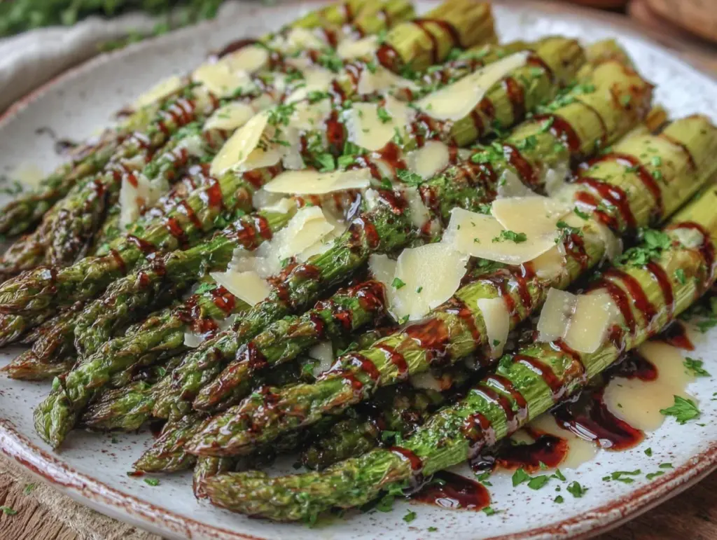 crispy roasted asparagus - featured image