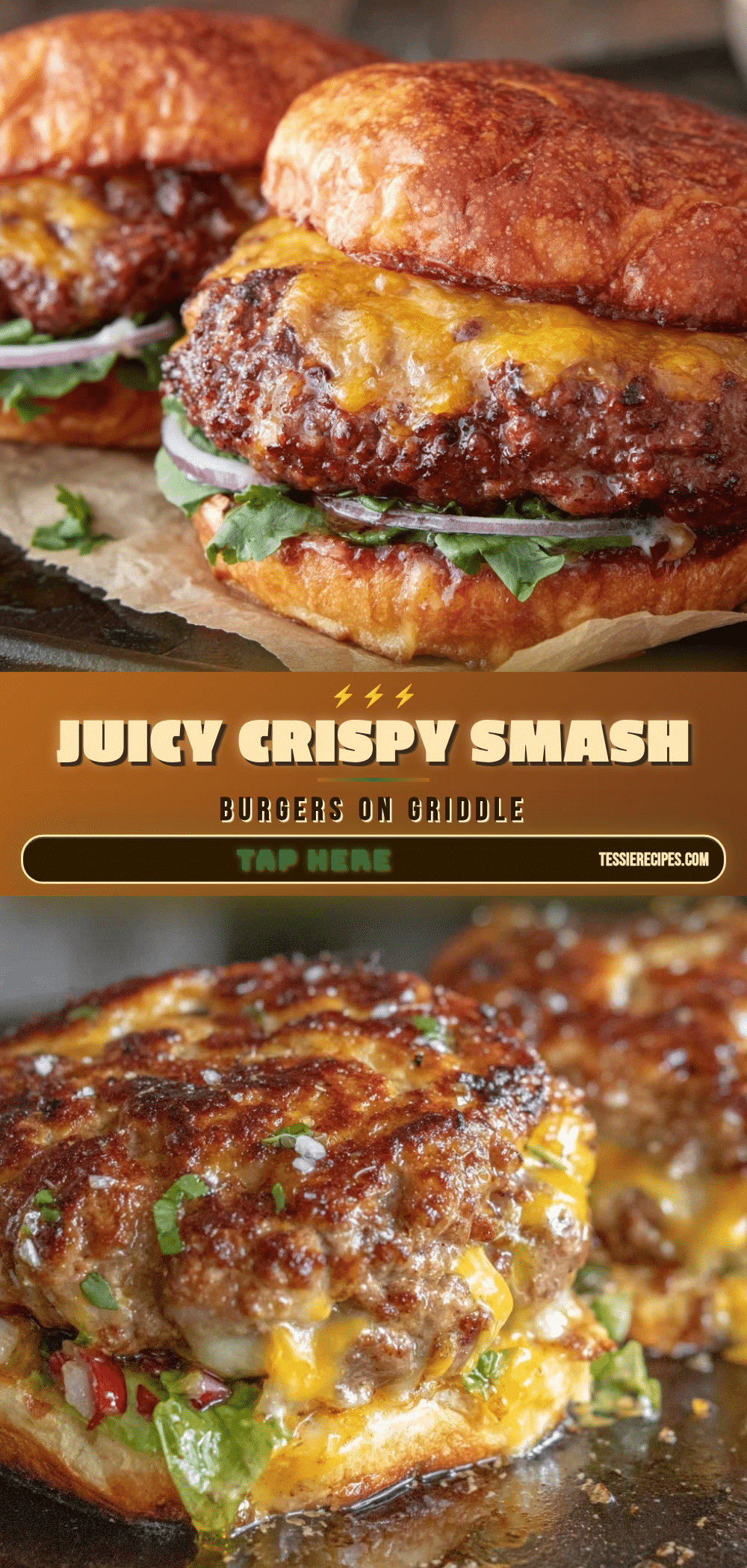 crispy smash burgers recipe