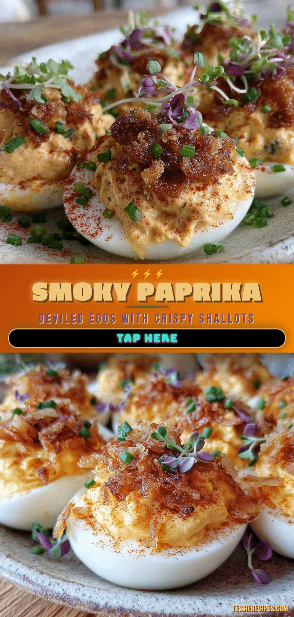 crispy smoked paprika deviled eggs recipe