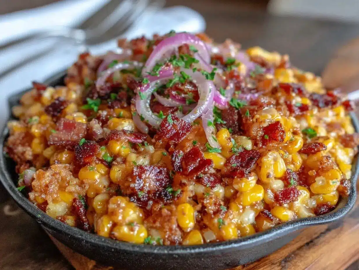 crispy southern fried corn skillet preparation steps