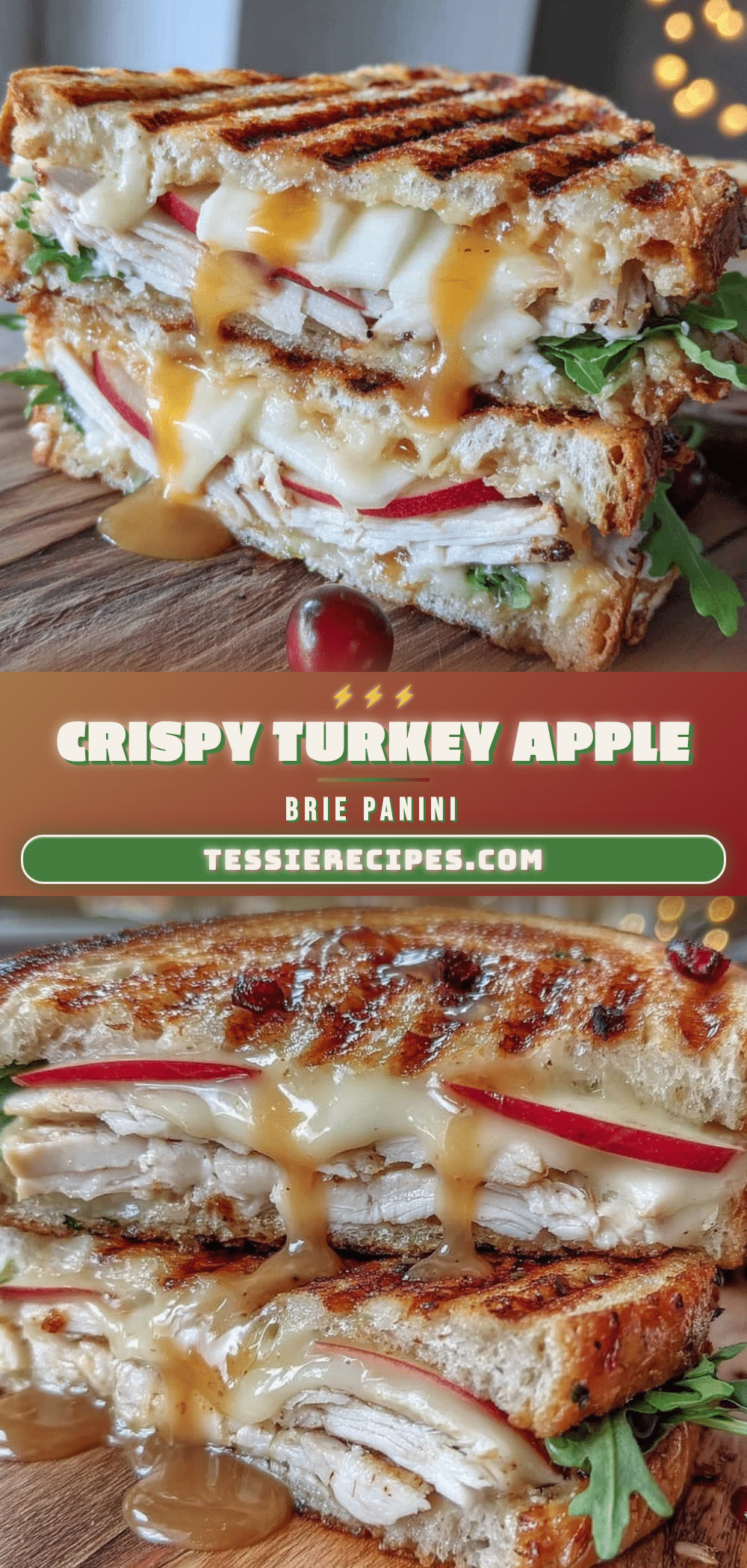 crispy turkey apple brie panini recipe