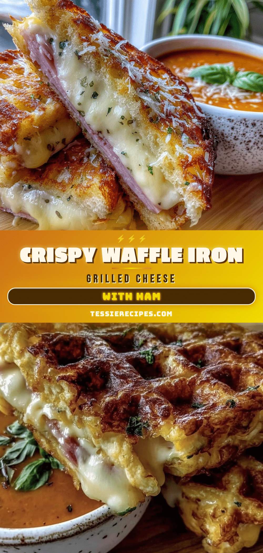 crispy waffle iron grilled cheese recipe