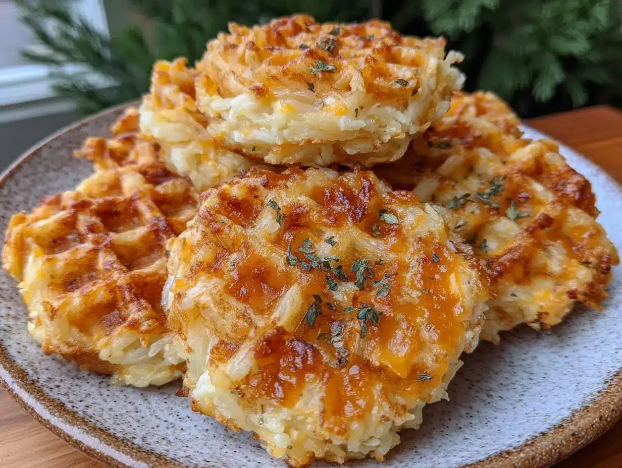 crispy waffle iron hash browns preparation steps