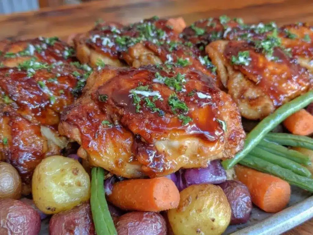 crockpot honey garlic chicken - featured image
