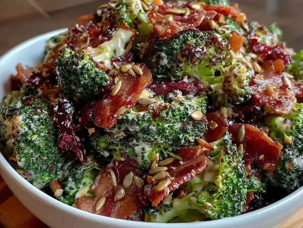 crunchy broccoli salad - featured image