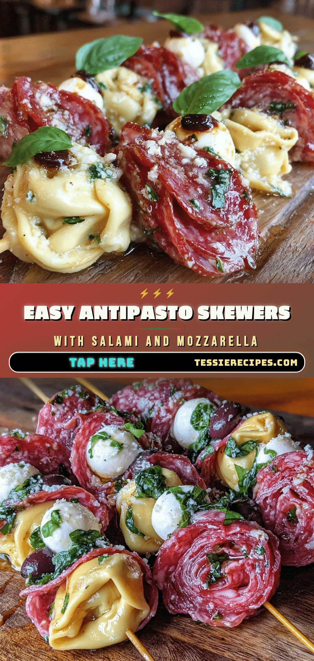 easy antipasto skewers recipe