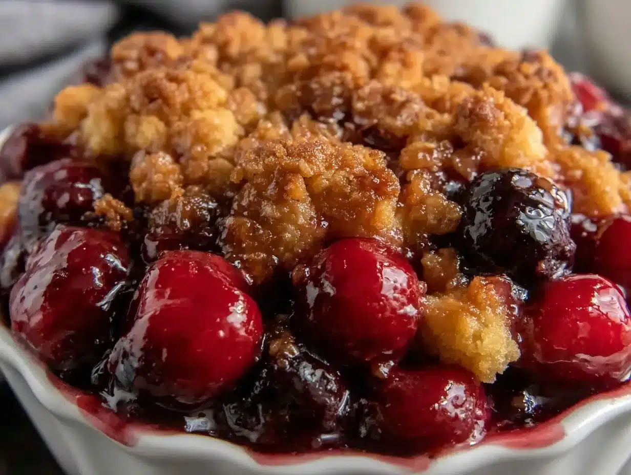easy mixed berry cobbler preparation steps