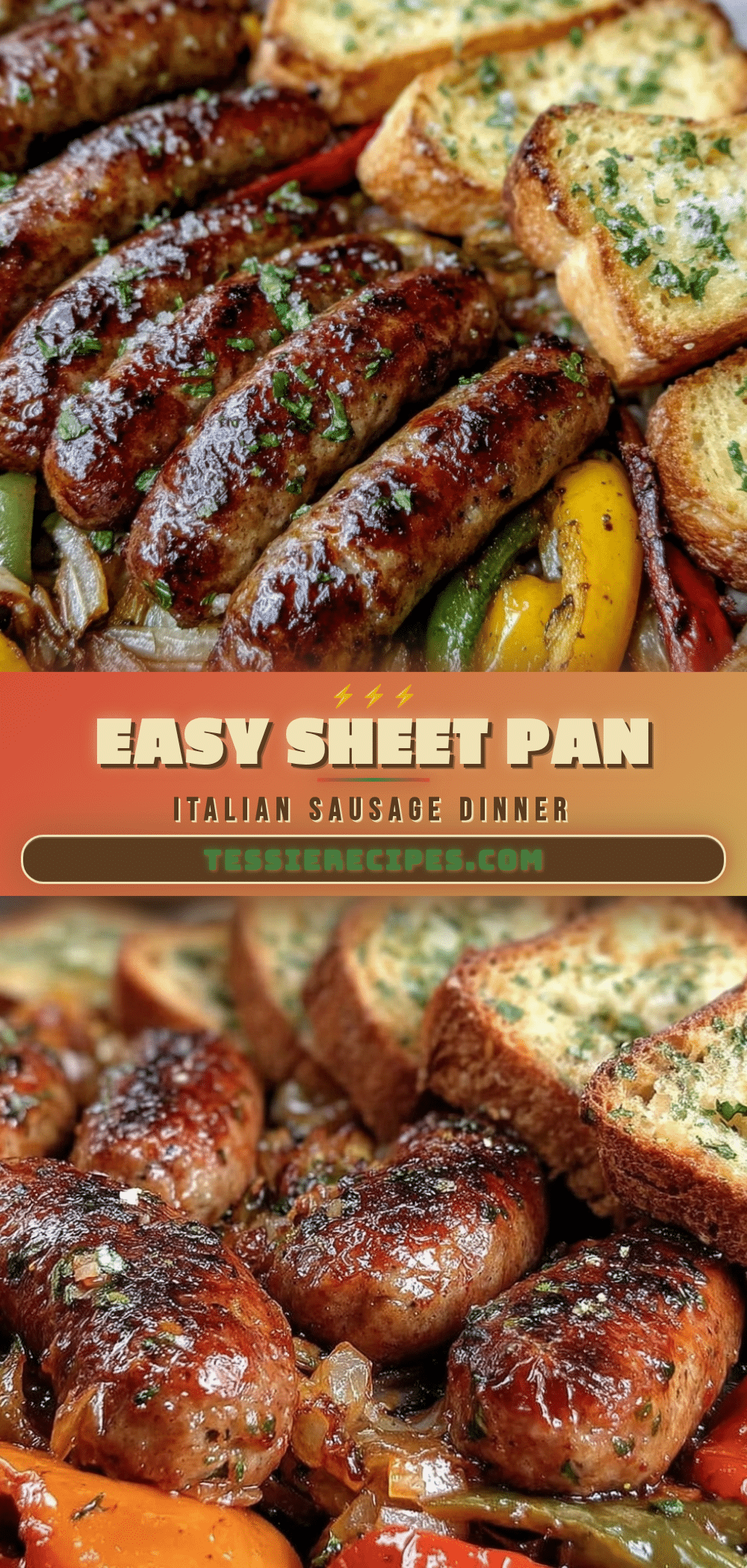 easy sheet pan italian sausage recipe