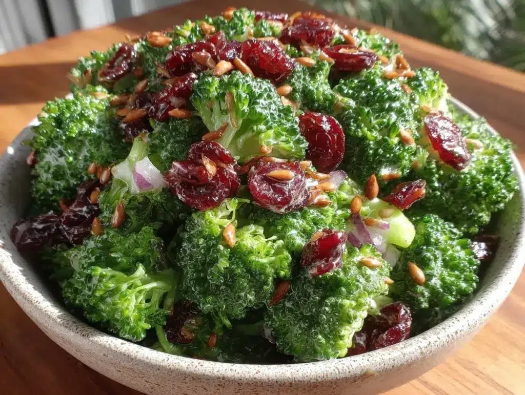 fresh broccoli salad - featured image