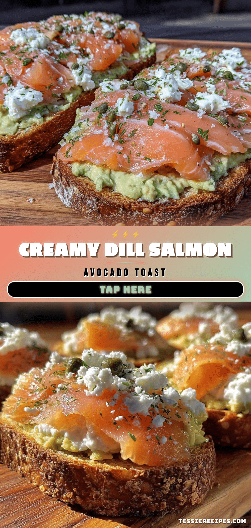 fresh smoked salmon avocado toast recipe
