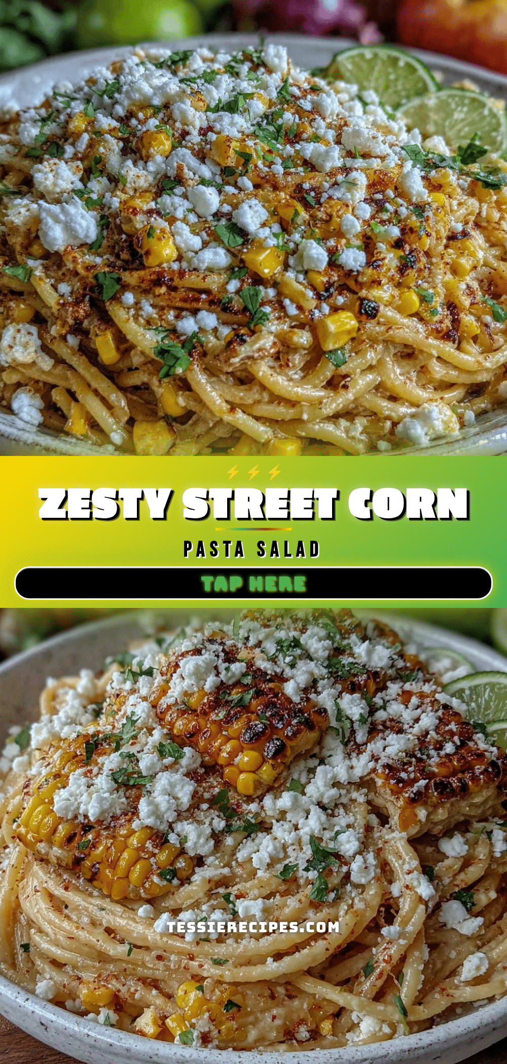 fresh street corn pasta salad recipe