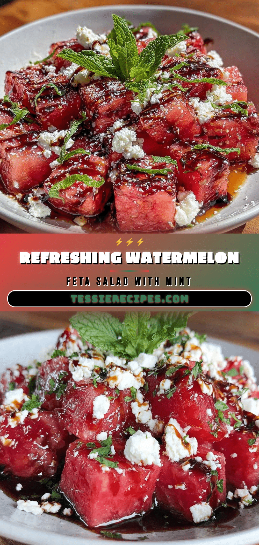 fresh watermelon feta salad recipe