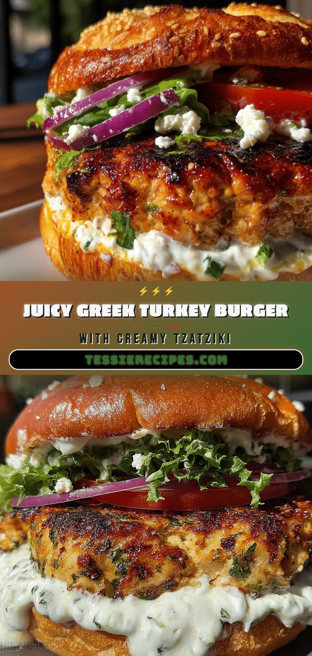 Greek turkey burger recipe