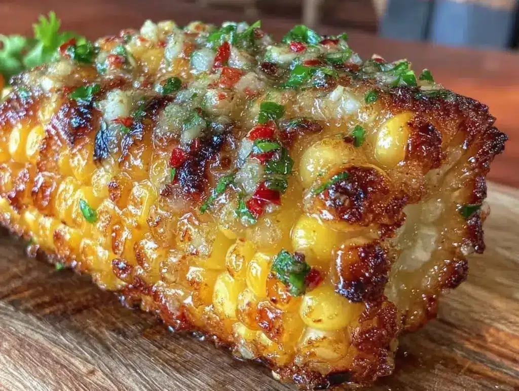 grilled corn on the cob with spicy chili lime butter - featured image