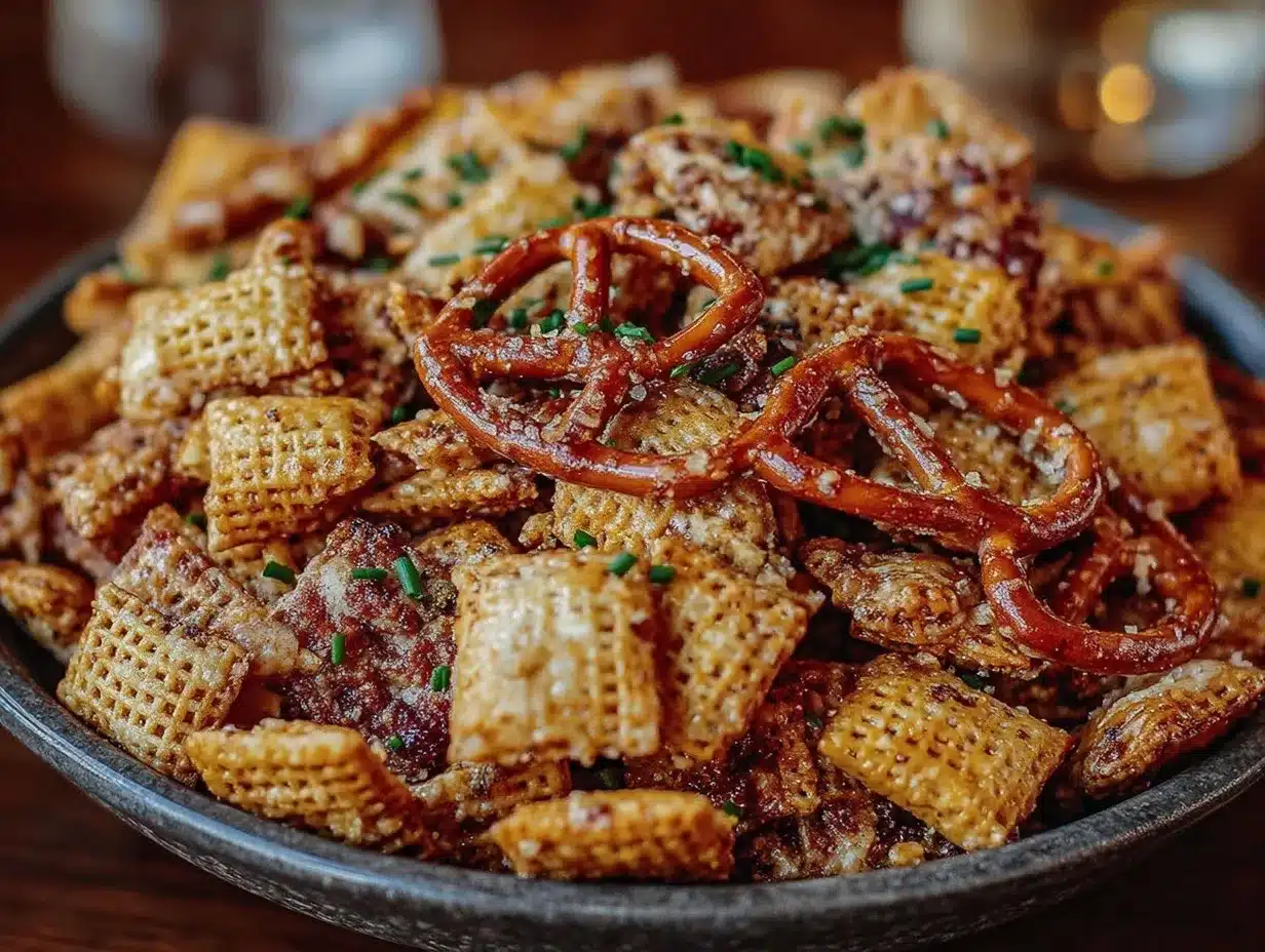 homemade ranch chex mix preparation steps