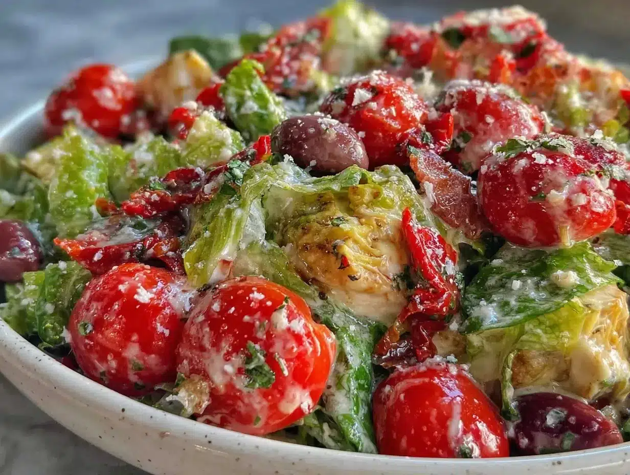 Italian Antipasto Chopped Salad preparation steps