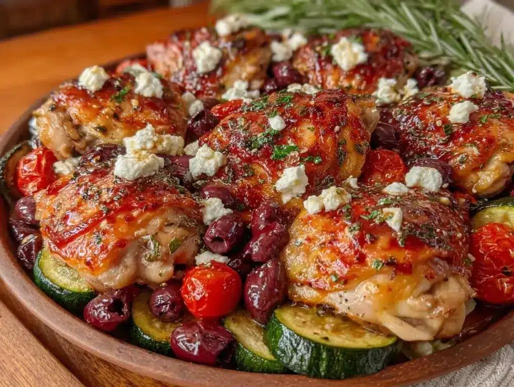 Mediterranean chicken sheet pan - featured image