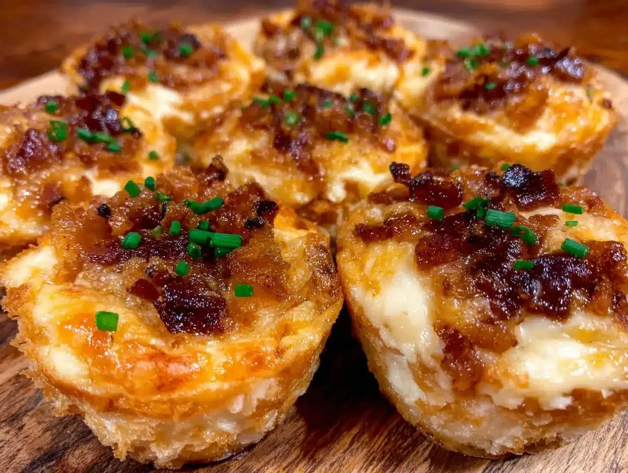 mini crustless quiche Lorraine bites preparation steps