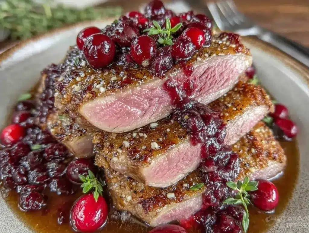 pan-roasted duck breast - featured image