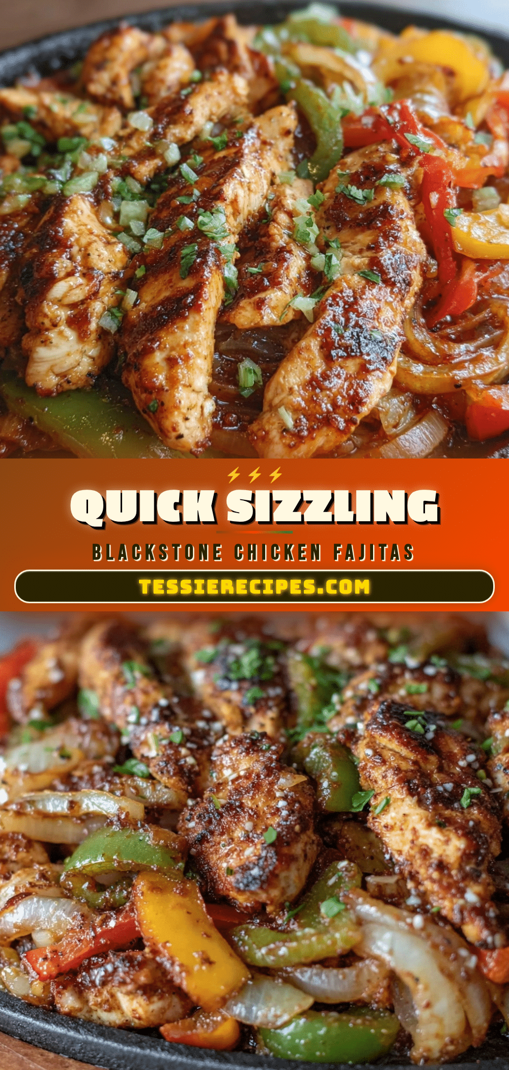 quick blackstone griddle chicken fajitas recipe