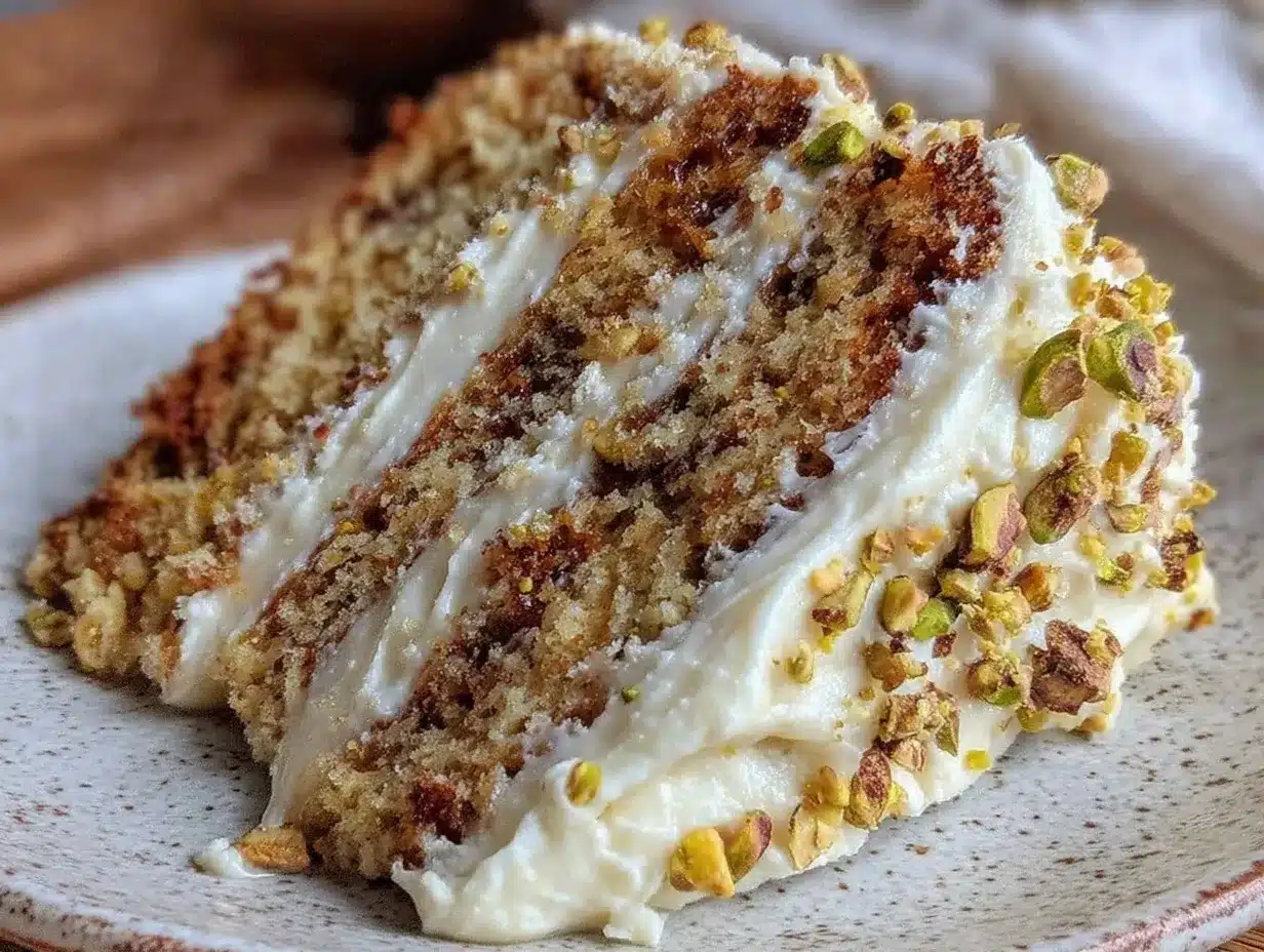 rose water pistachio cake preparation steps