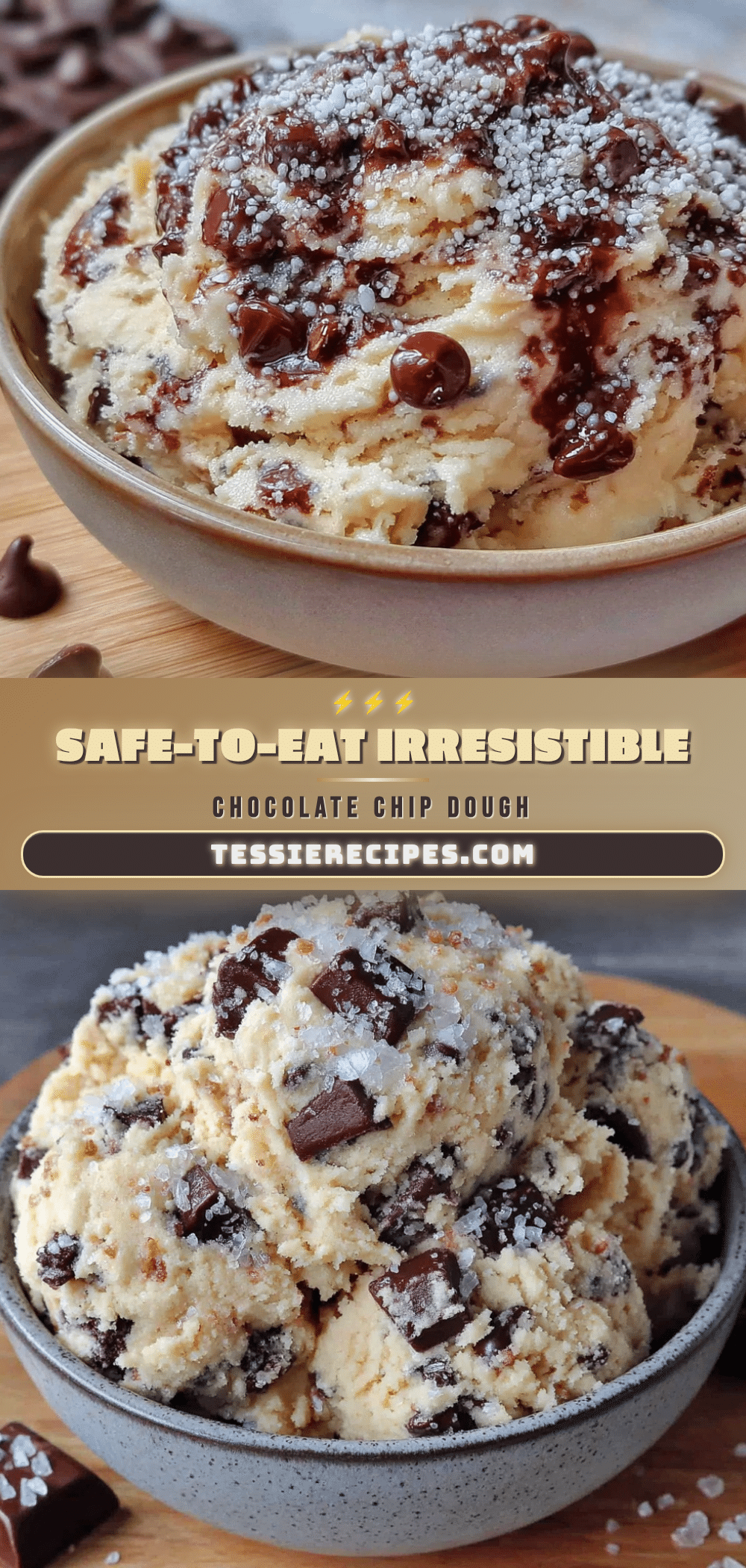 safe to eat chocolate chip cookie dough recipe