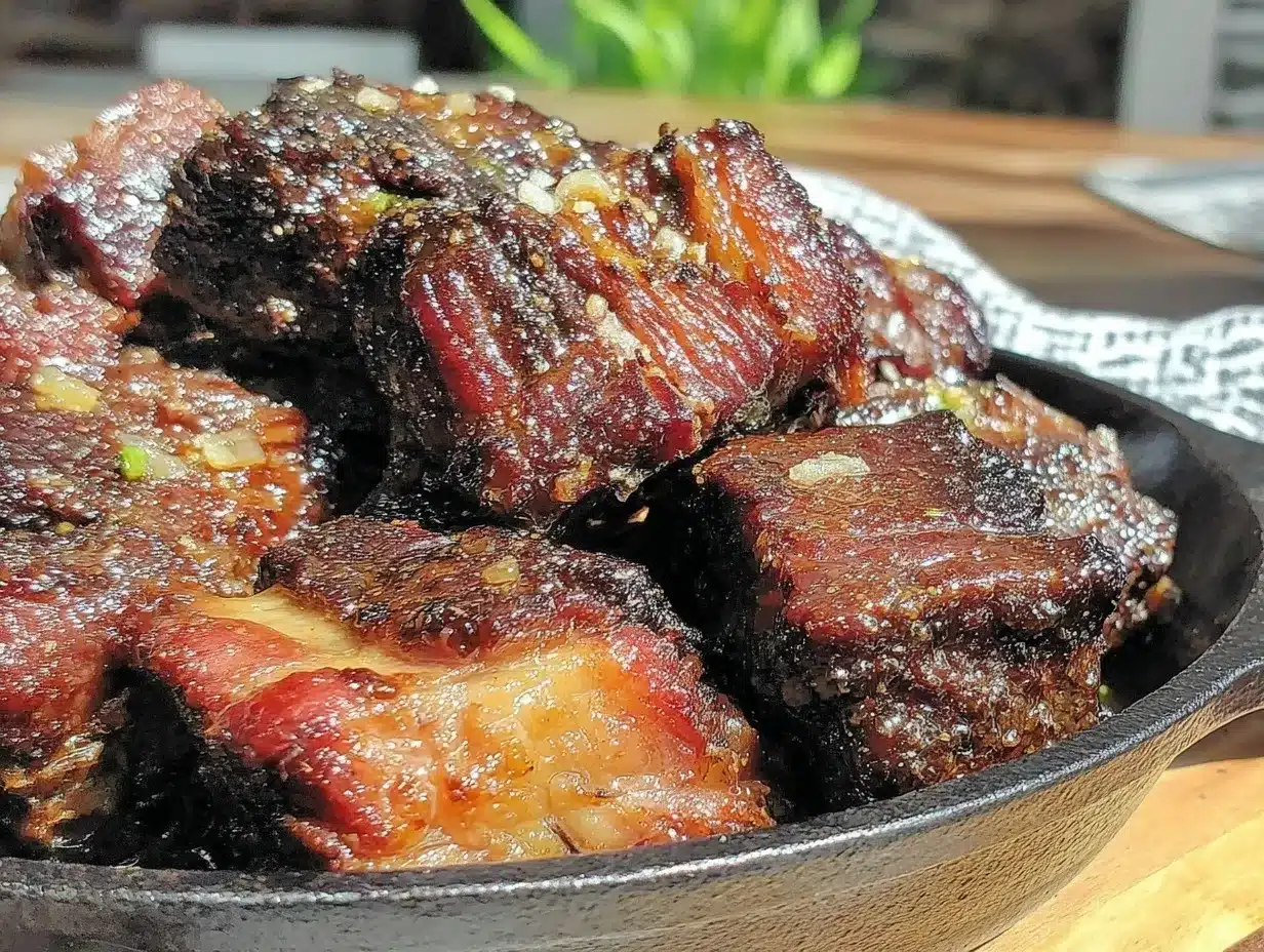 smoked brisket burnt ends oven recipe preparation steps