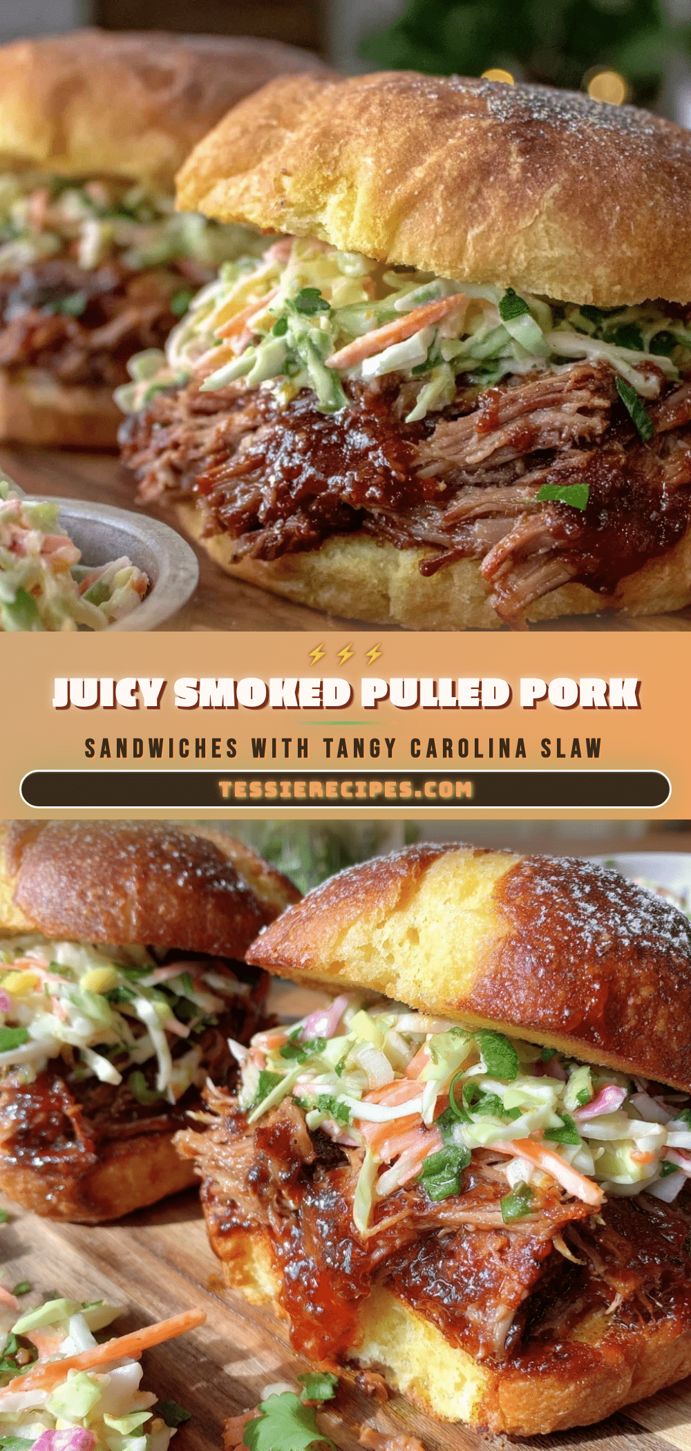 smoked pulled pork sandwiches recipe