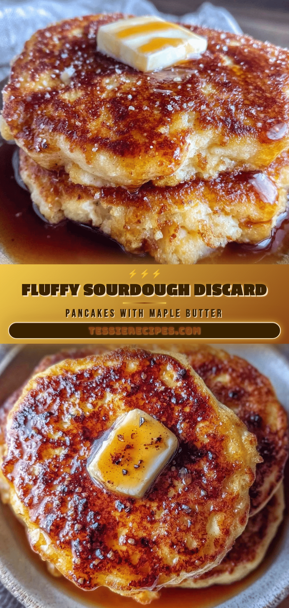 sourdough discard pancakes recipe