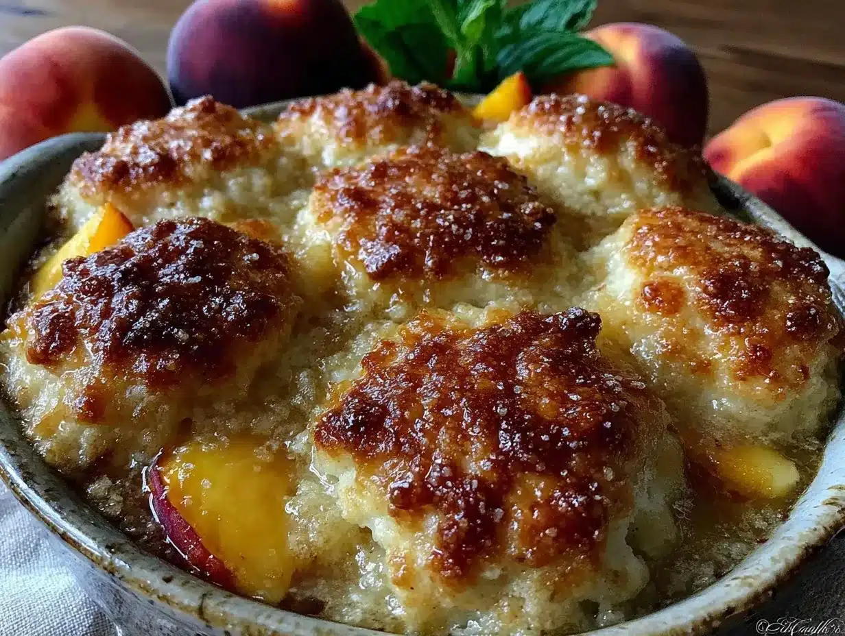 southern peach cobbler preparation steps