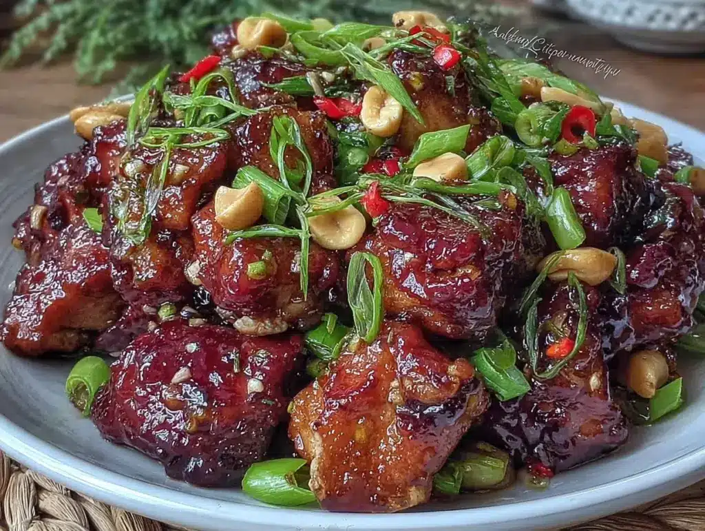 Szechuan Spicy Kung Pao Chicken - featured image