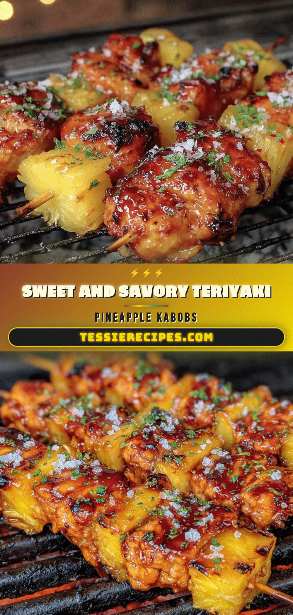teriyaki chicken pineapple kabobs recipe