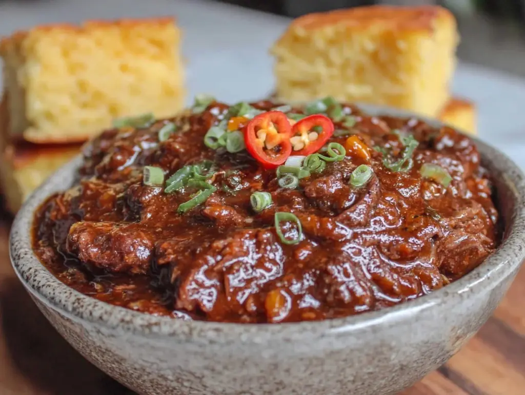 Texas-style beef chili no beans - featured image