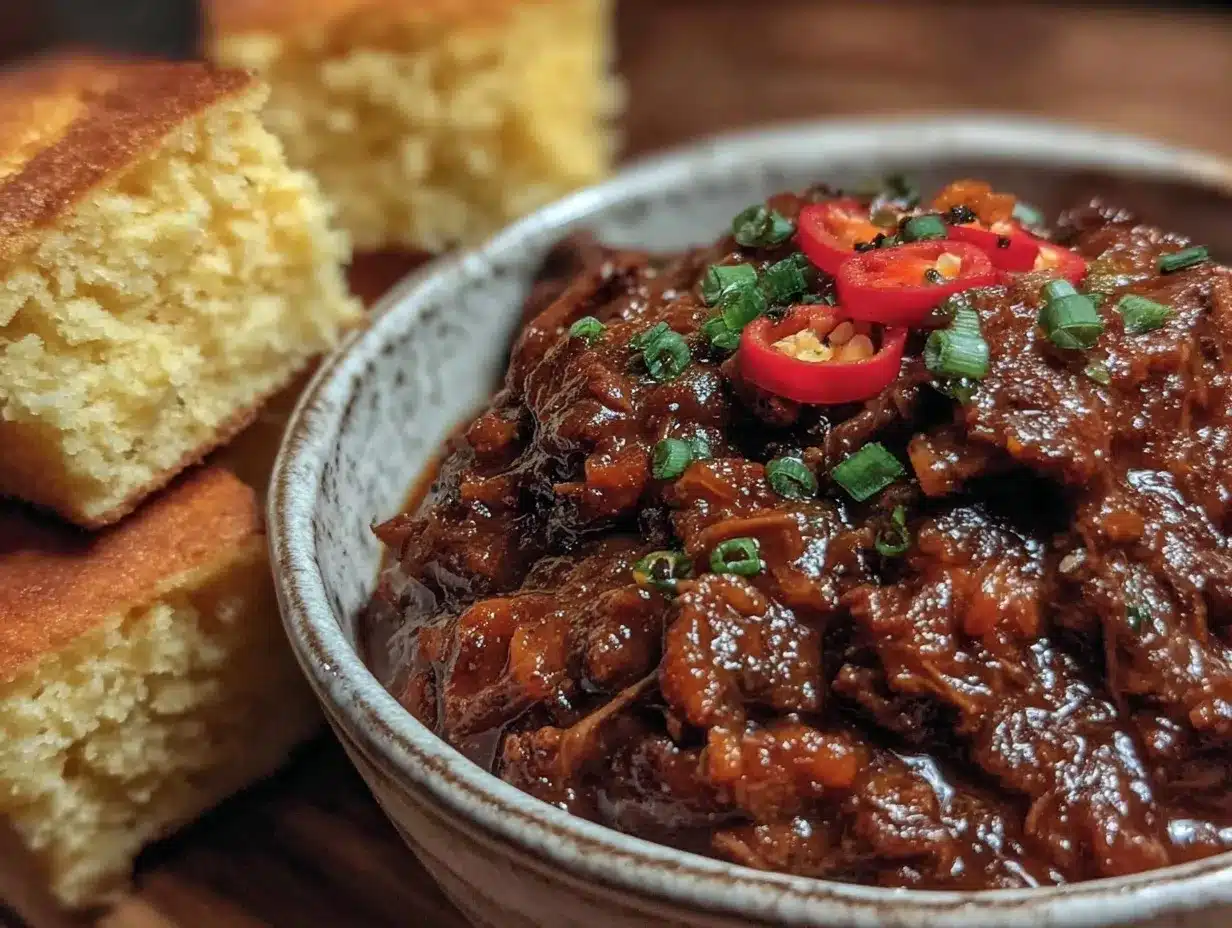 Texas-style beef chili no beans preparation steps