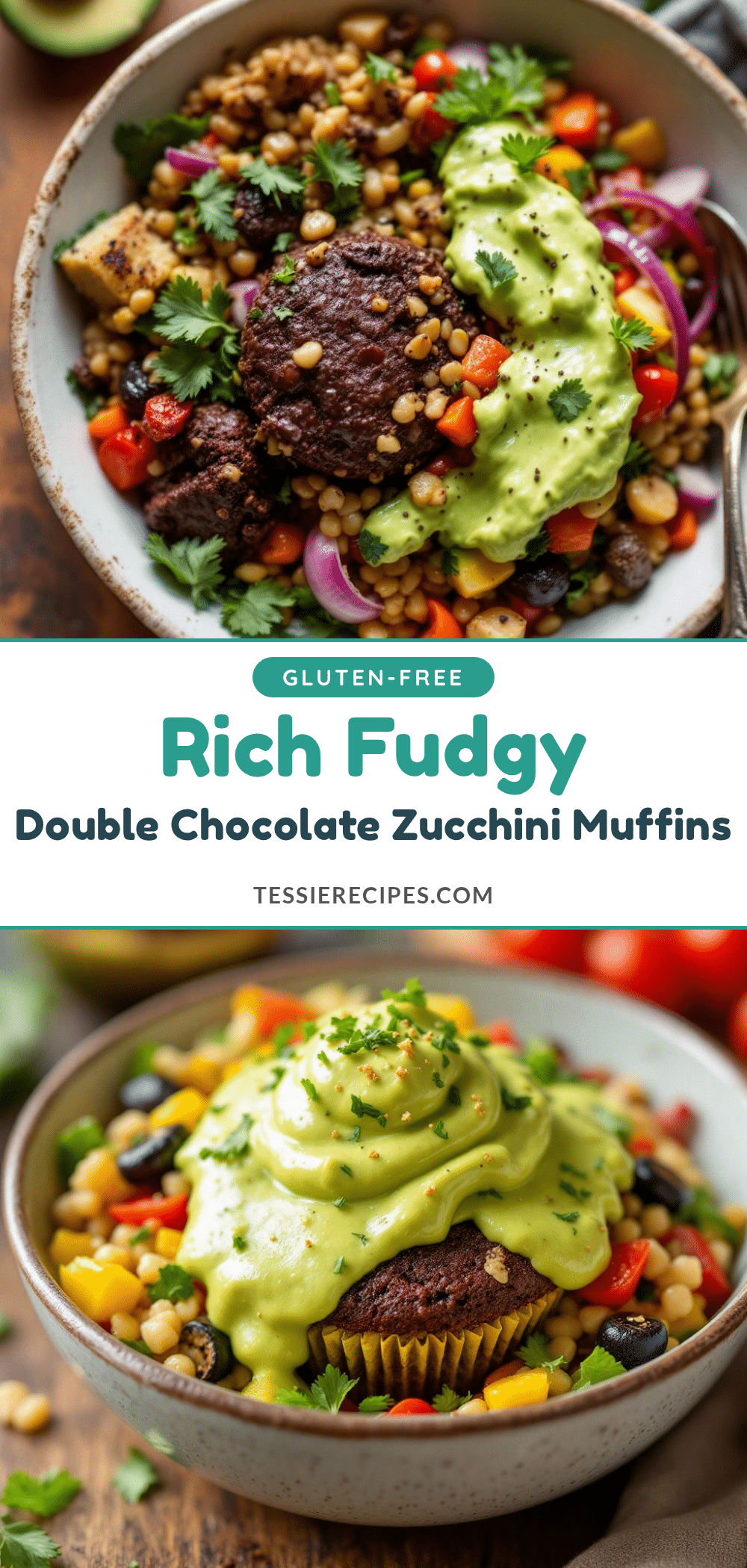 double chocolate zucchini muffins recipe