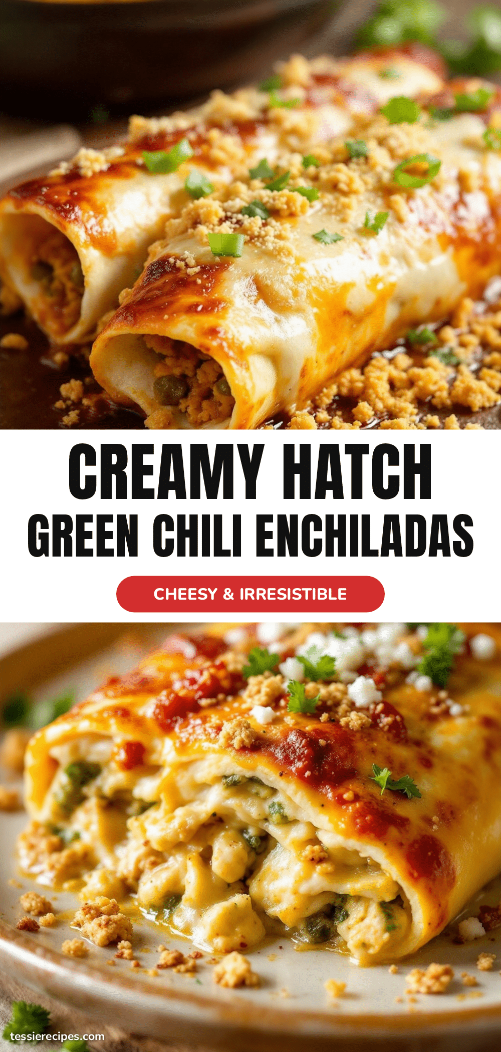 Hatch green chili chicken enchiladas recipe