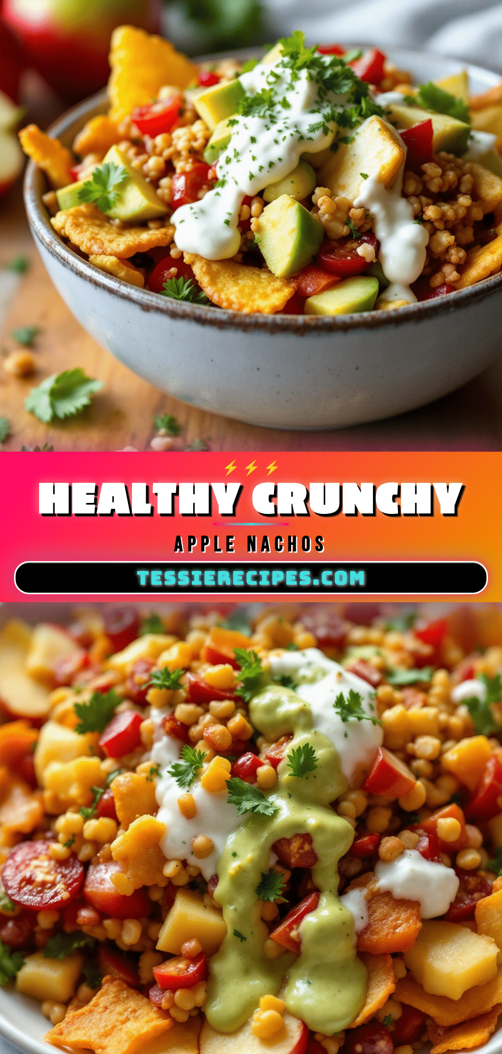 healthy apple nachos recipe