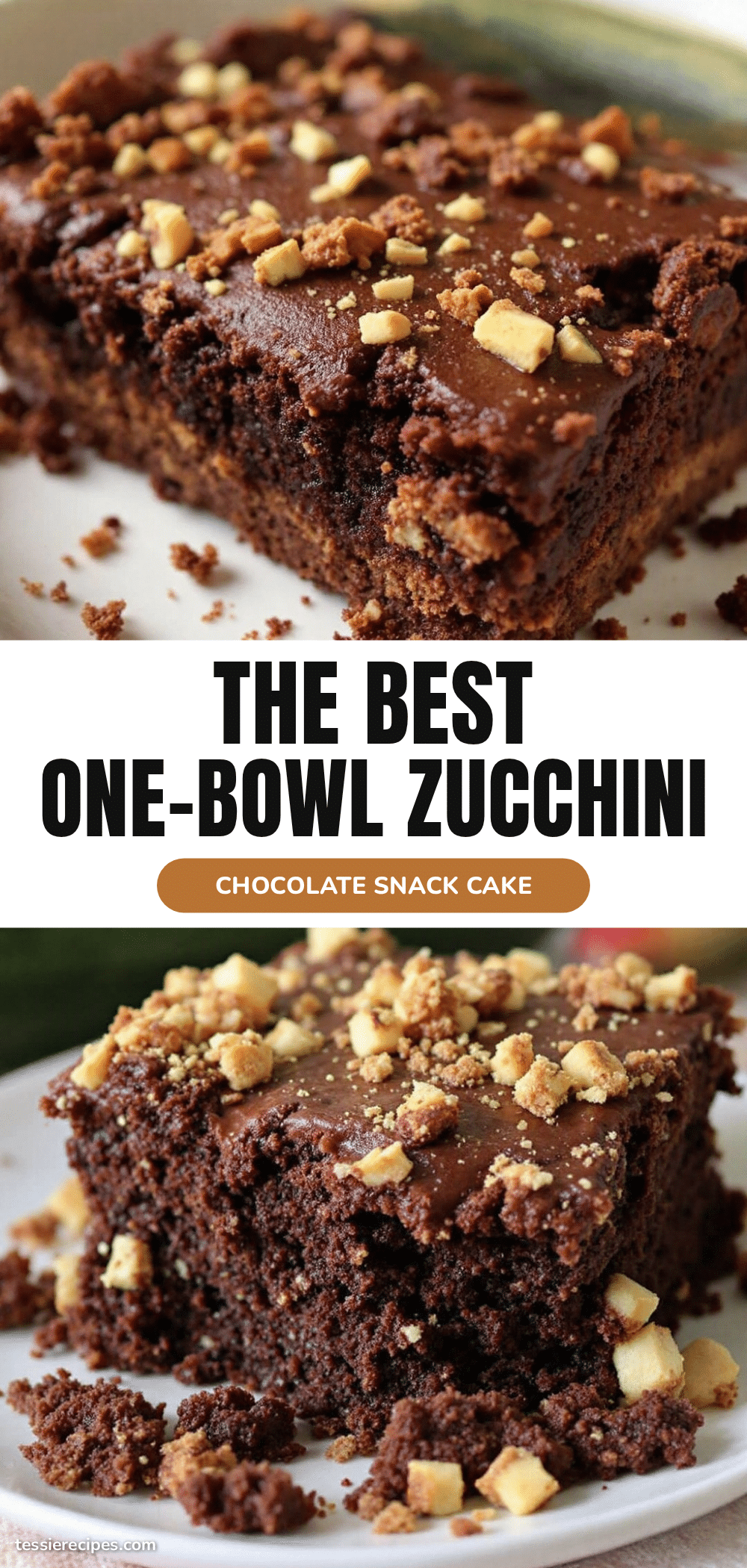 one bowl chocolate zucchini snack cake recipe