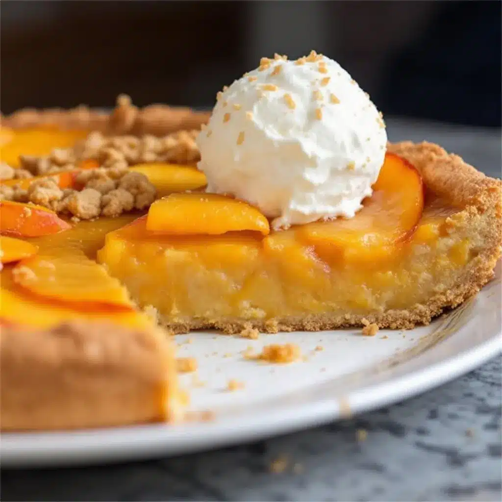 peach bourbon slab pie preparation steps