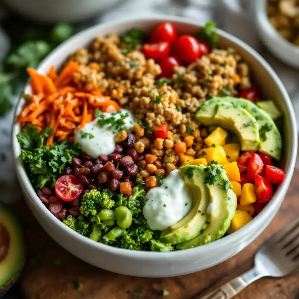 rainbow veggie bento box - featured image